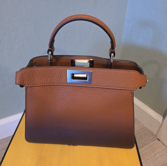 Fendi Handbags - NEW Fendi Peekaboo ISeeU Small Bag